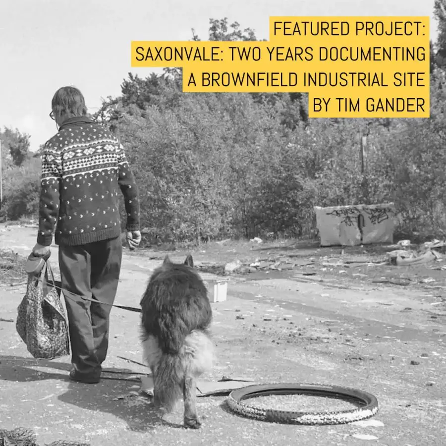 Saxonvale - two years documenting a brownfield industrial site - by Tim Gander