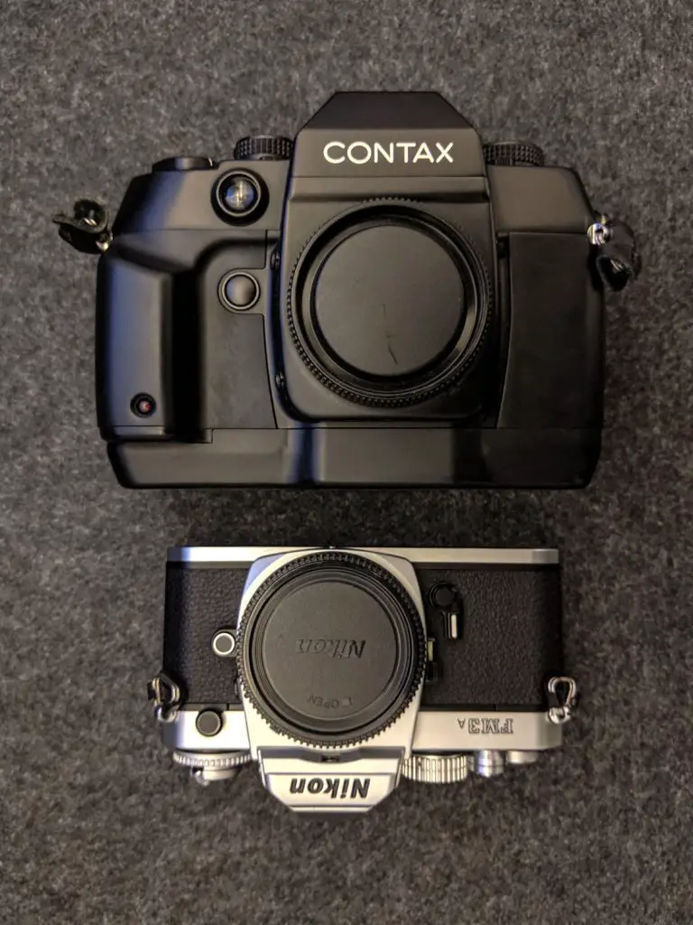CONTAX AX vs Nikon FM3A