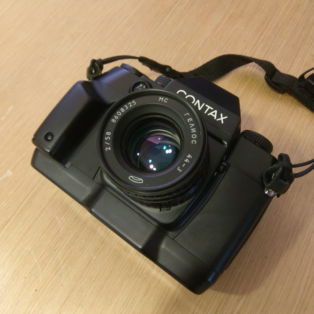 CONTAX AX with KMZ Helios 44-3 58mm f/2