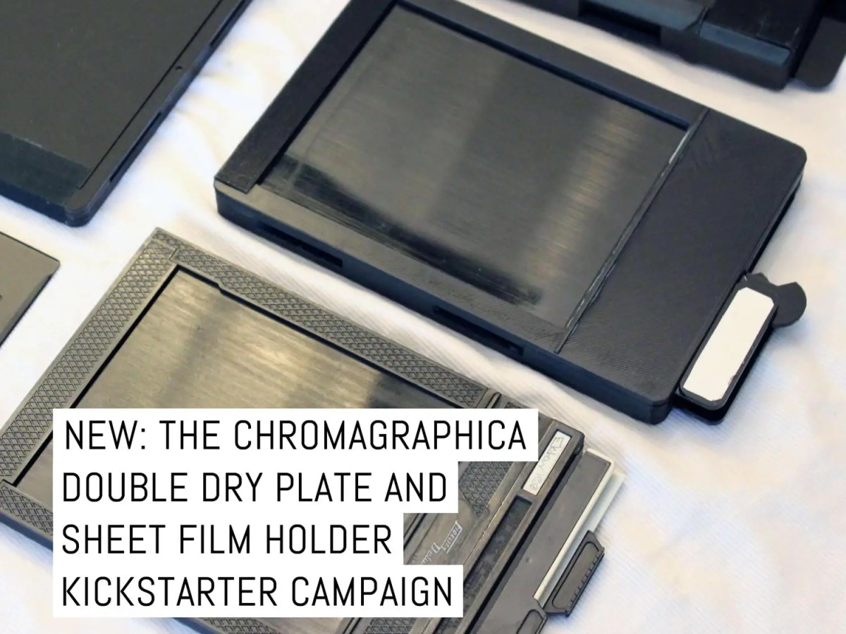 ChromaGraphica double dry plate and sheet film holder Kickstarter