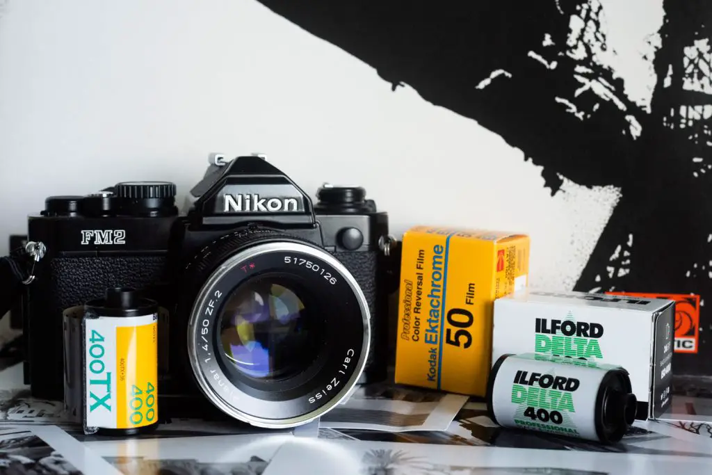 Nikon FM2, Zeiss Planar 50mm f/1.4 and film