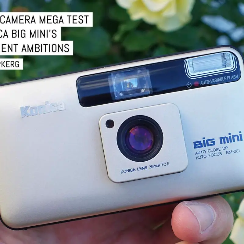Compact camera mega test: The Konica Big Mini's transparent ambitions