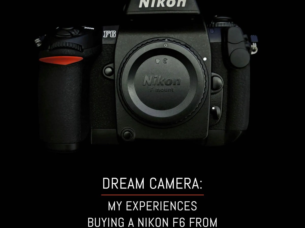 Dream camera: My experiences buying a Nikon F6 from Japan Camera Hunter