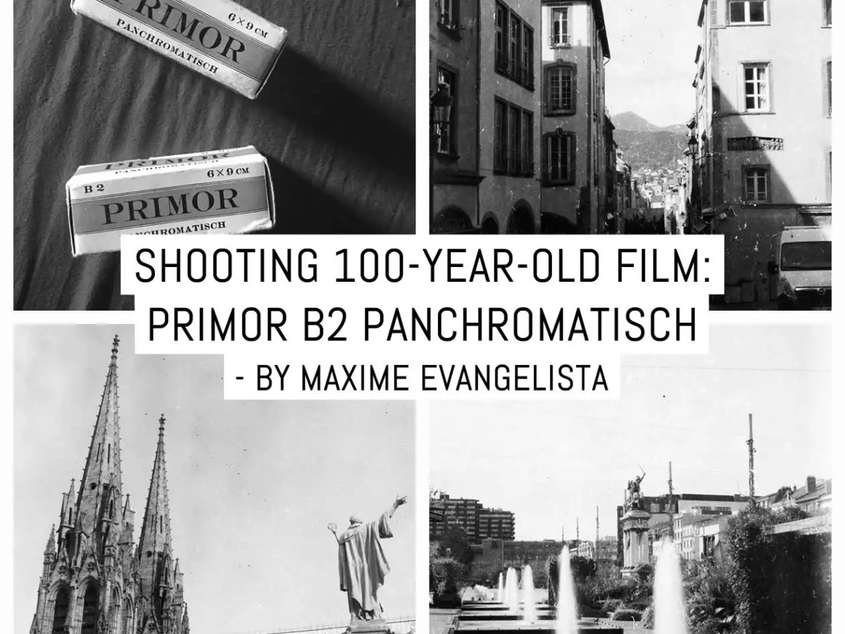 Shooting 100-year-old film: Primor B2 Panchromatisch - by Maxime Evangelista