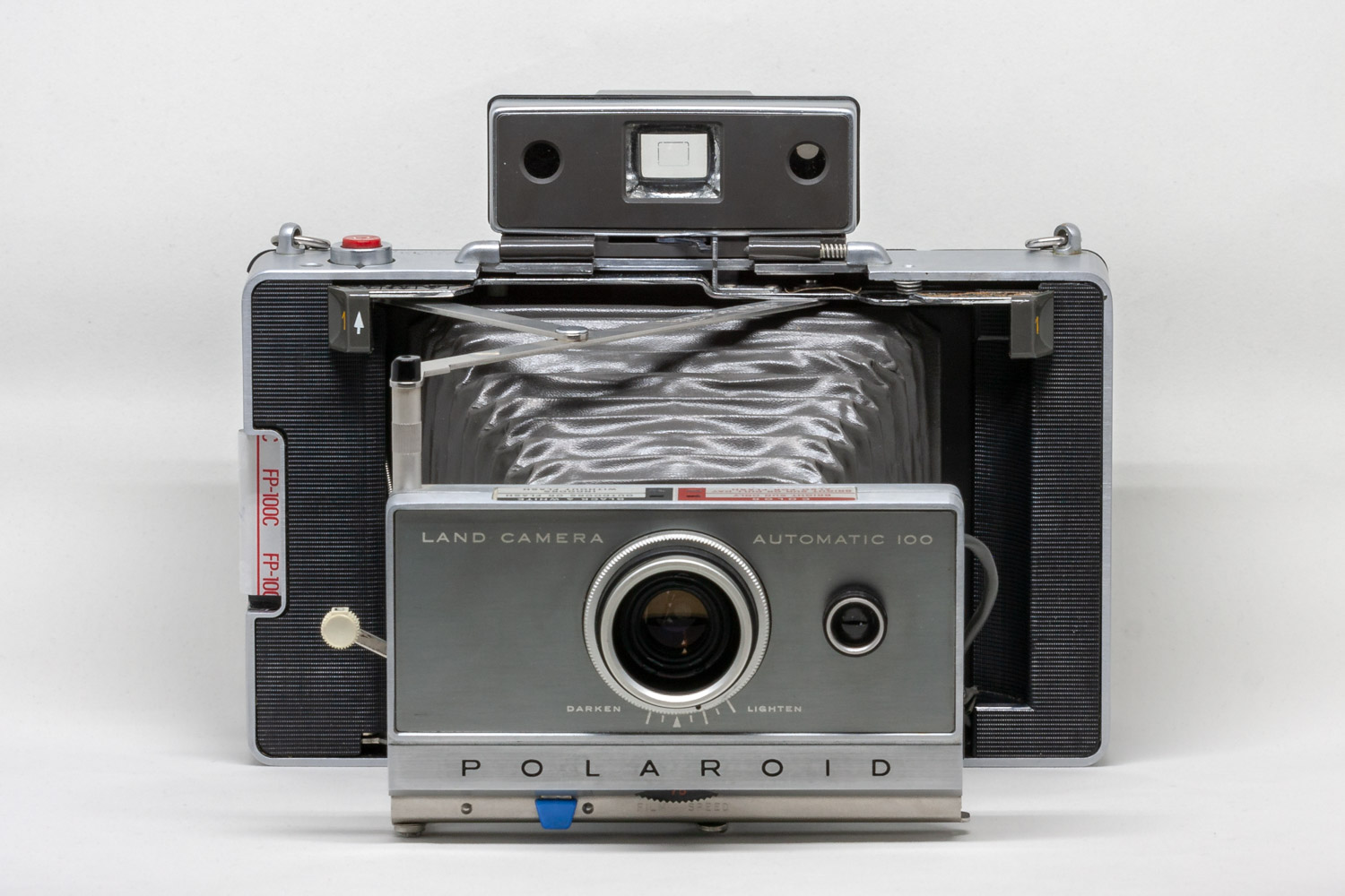 Front View of Polaroid Automatic 100 Land Camera