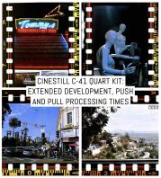 Cinestill C-41 Quart Kit: extended development, push and pull processing times