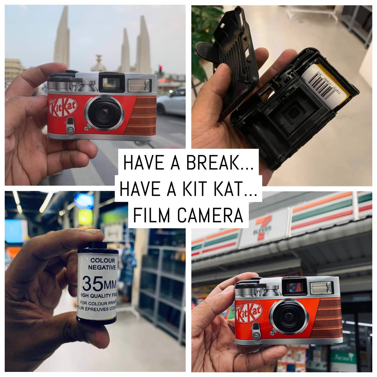 Have a break have a Kit Kat film camera