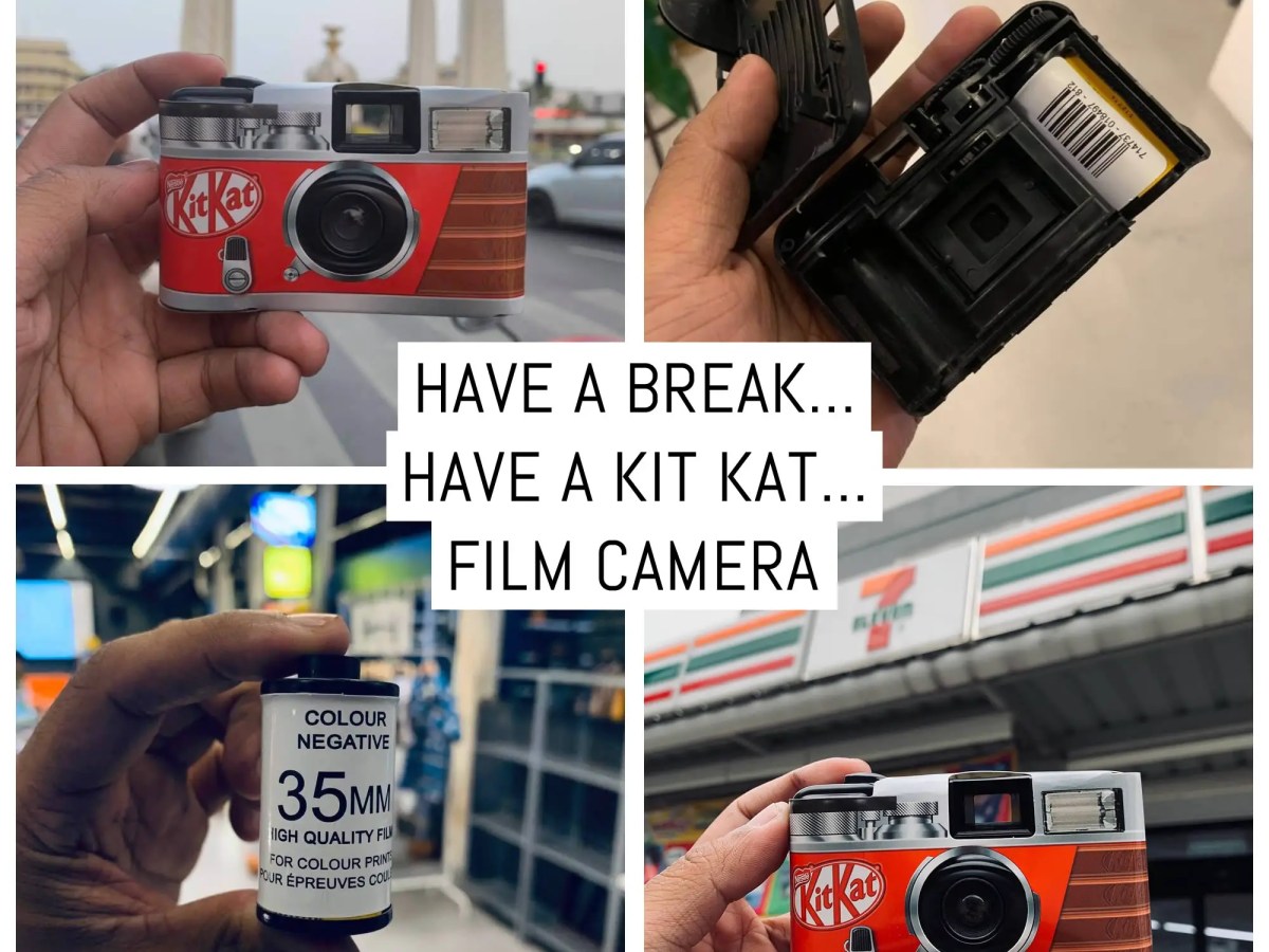 Have a break have a Kit Kat film camera
