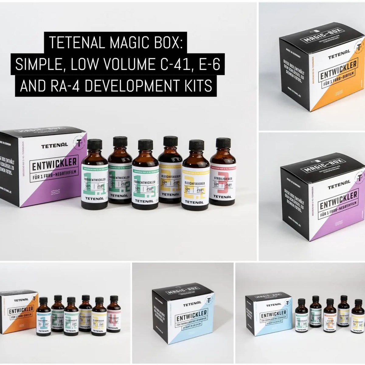 TETENAL Magic Box- Simple, low volume C-41, E-6 and RA-4 development kits