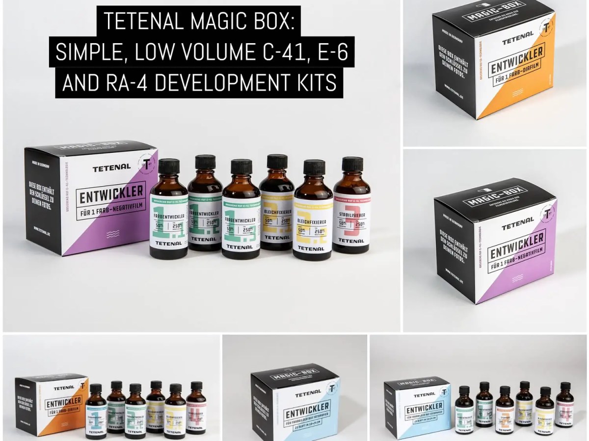 TETENAL Magic Box- Simple, low volume C-41, E-6 and RA-4 development kits