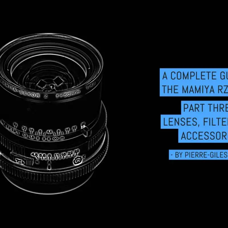 A complete guide to the Mamiya RZ67, part three - lenses, filters and accessories