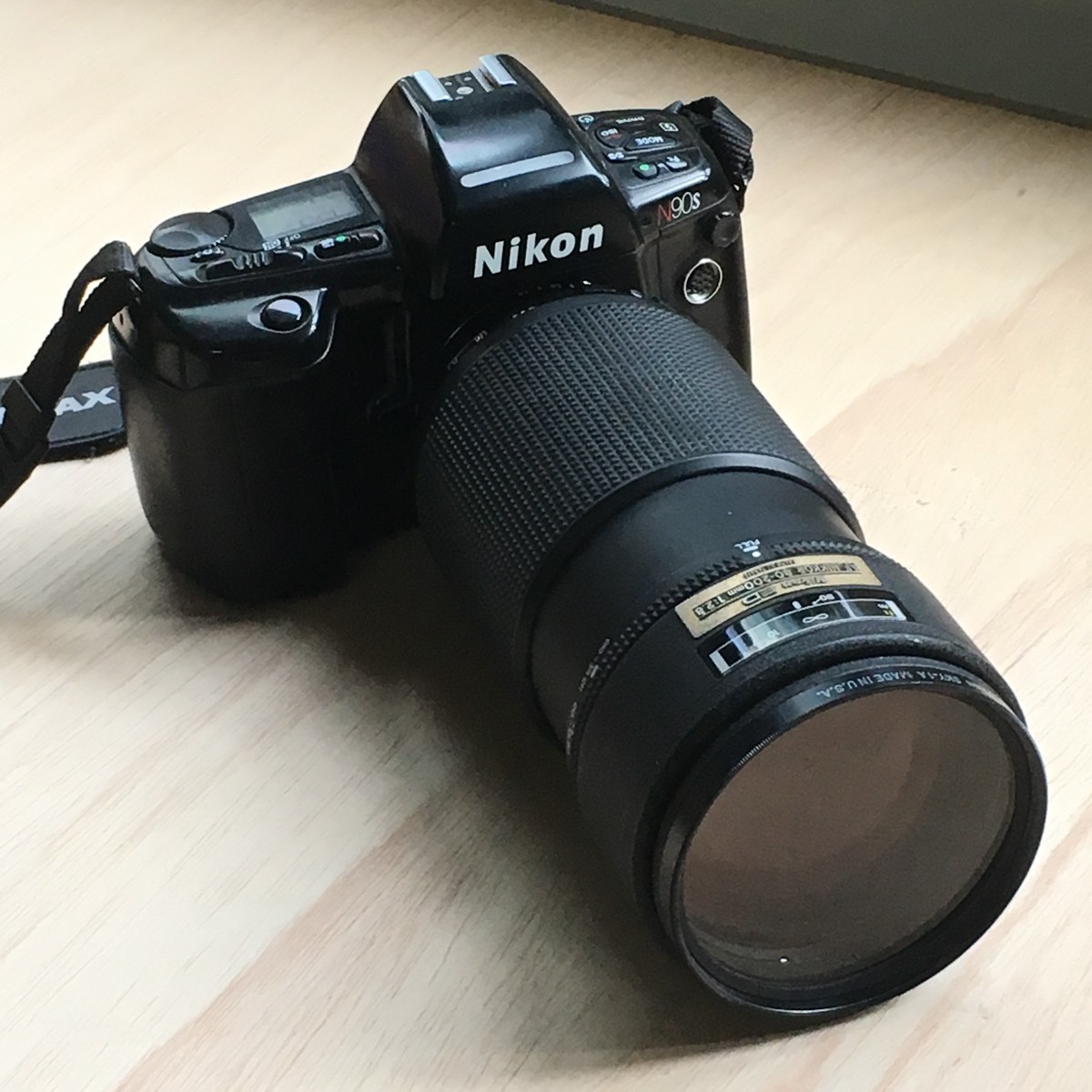 Nikon N90S and Nikon 80-200mm f/2.8 AF lens