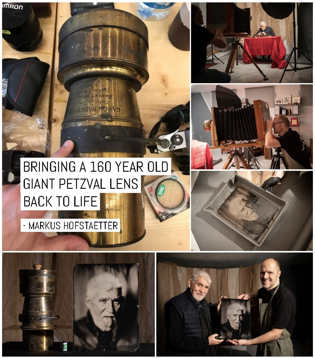 Bringing a 160 year old giant Petzval lens back to life