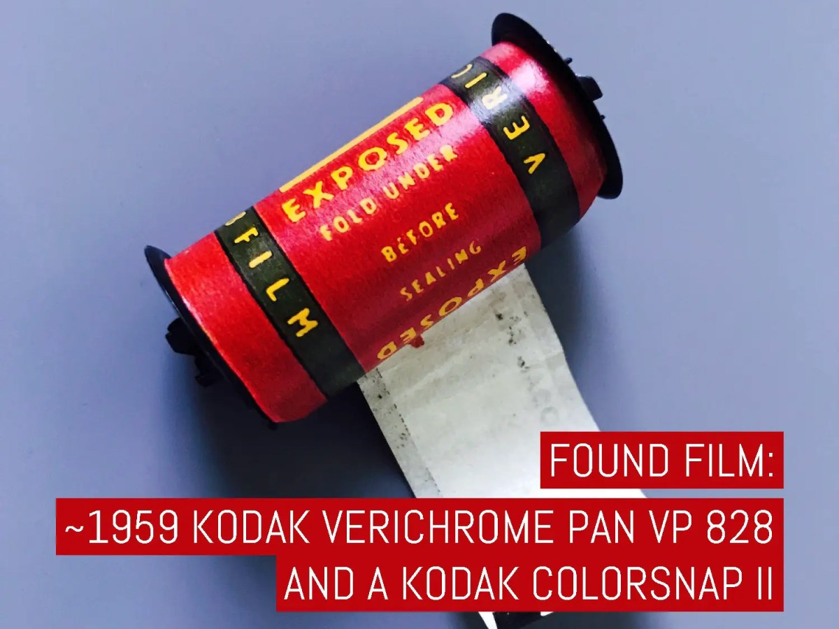 Found Film: ~1959 Kodak Verichrome Pan VP 828 film and a Kodak Bantam Colorsnap II