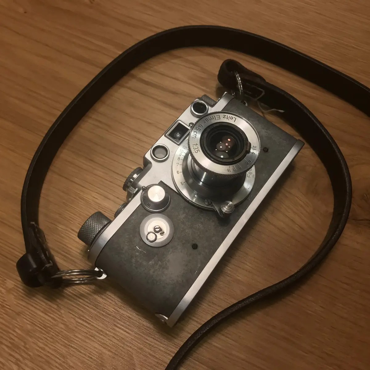 My Leica IIIf and Elmar 5cm f/3.5 lens