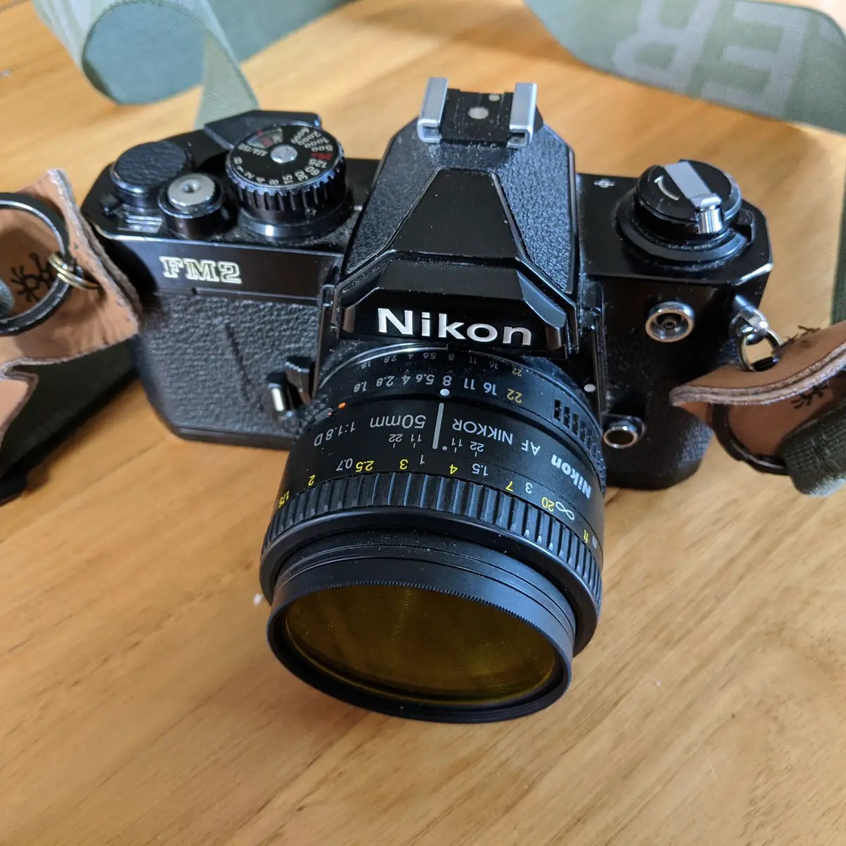 My Nikon FM2n and Nikkor 50mm f/1.8 AF-D