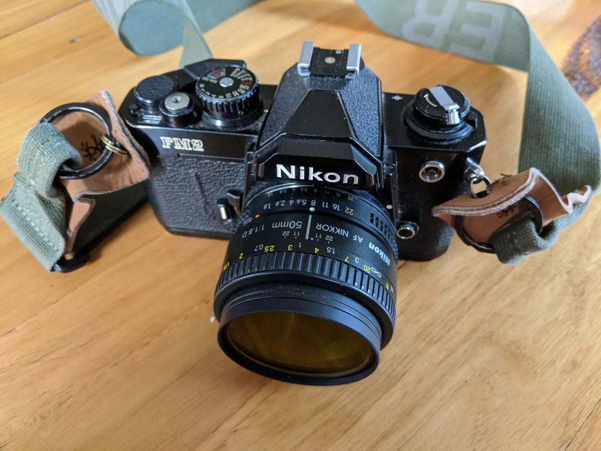 My Nikon FM2n and Nikkor 50mm f/1.8 AF-D
