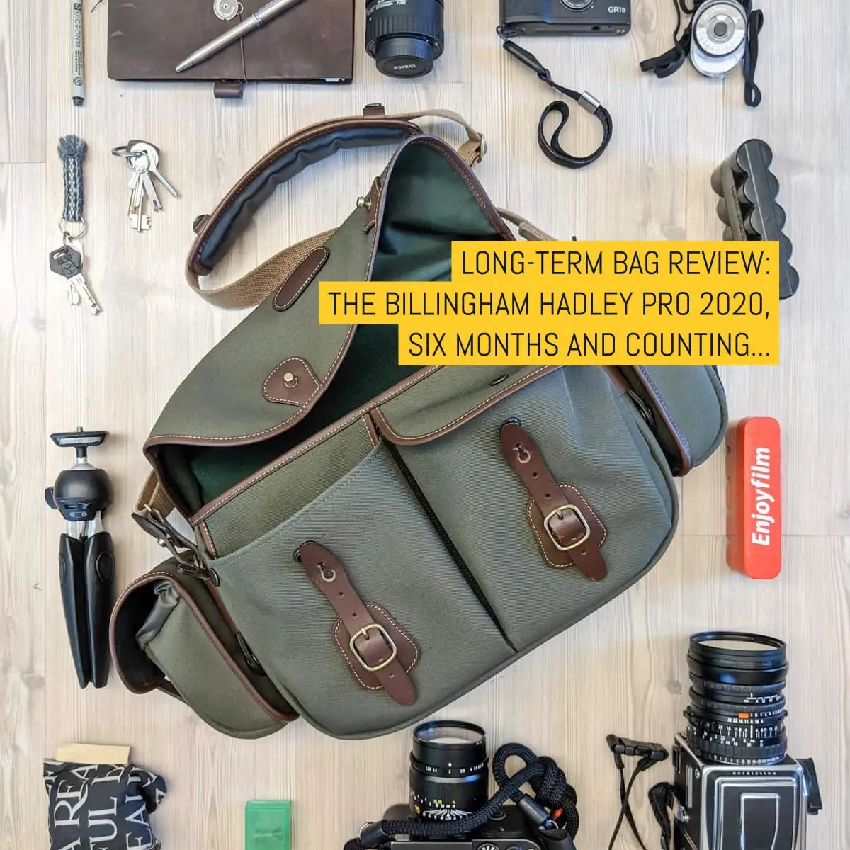 Long-term bag review: The Billingham Hadley Pro 2020, six months and counting...
