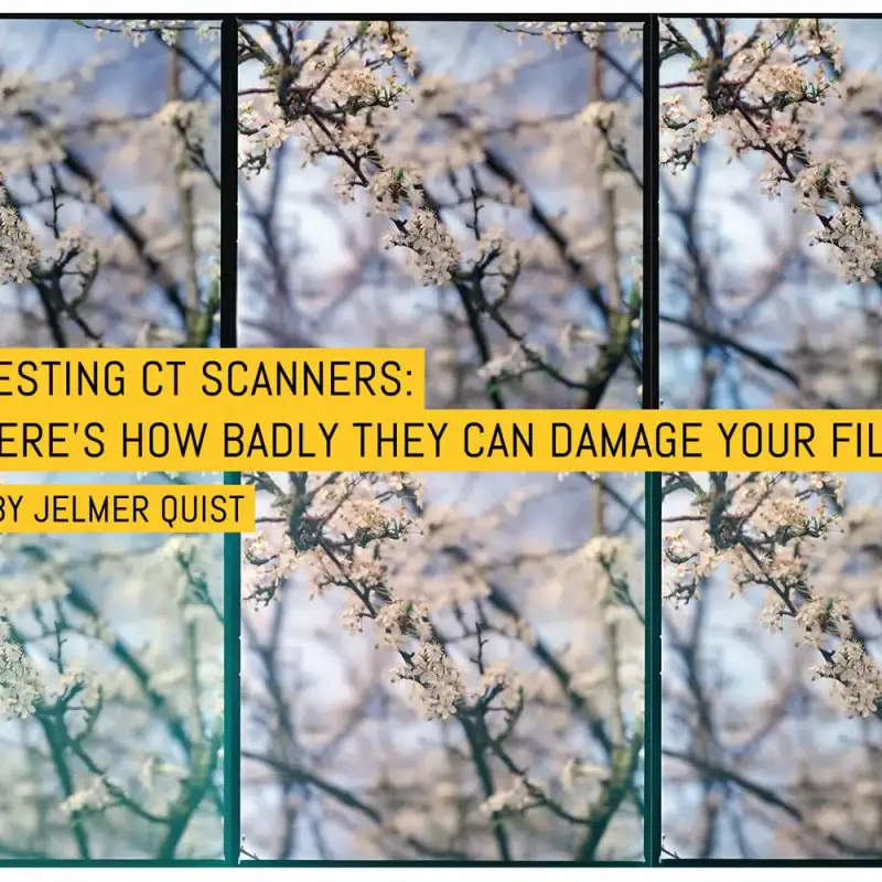 Testing CT Scanners: Here's how badly they can damage your film