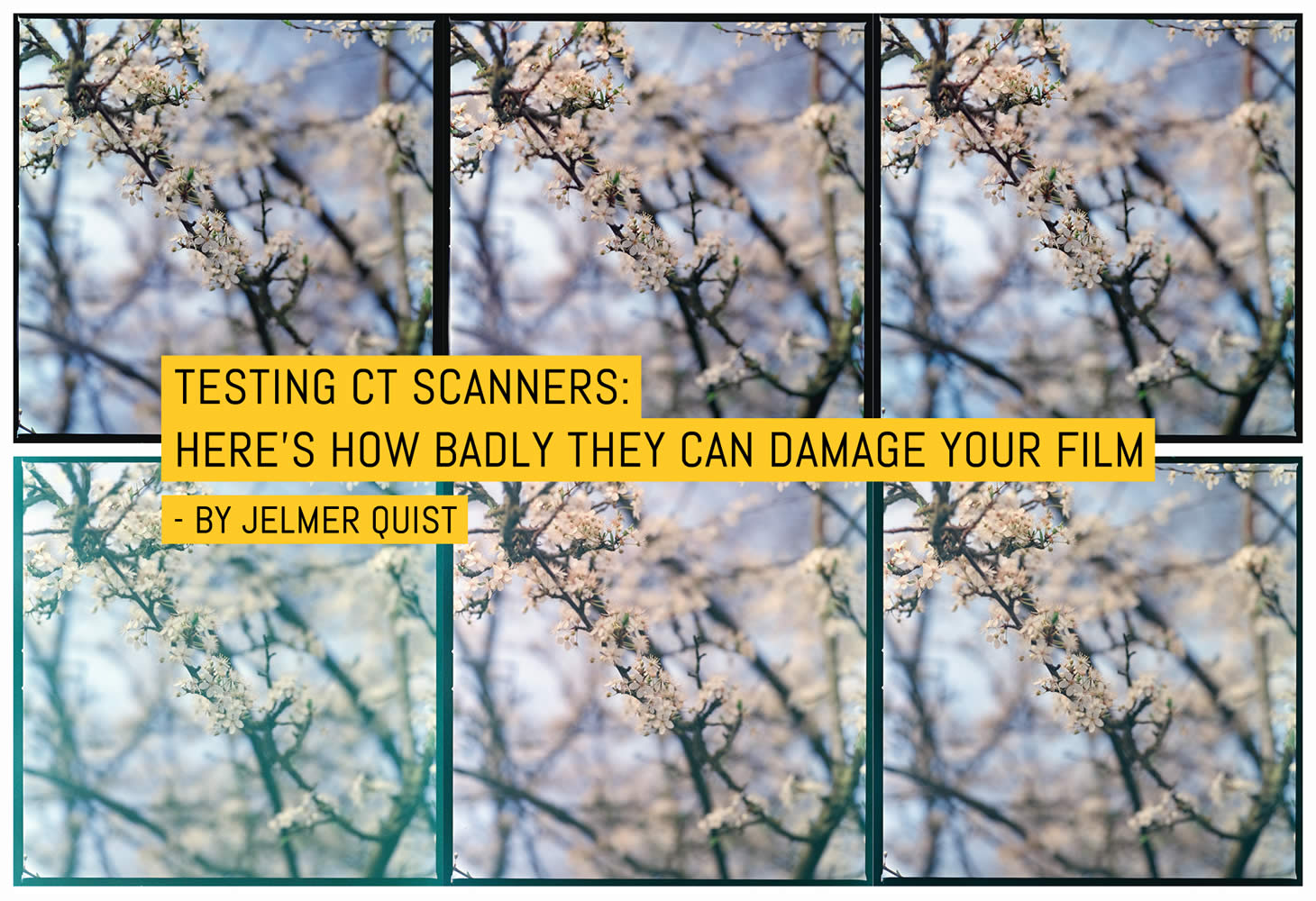 Testing CT Scanners: Here’s how badly they can damage your photographic film