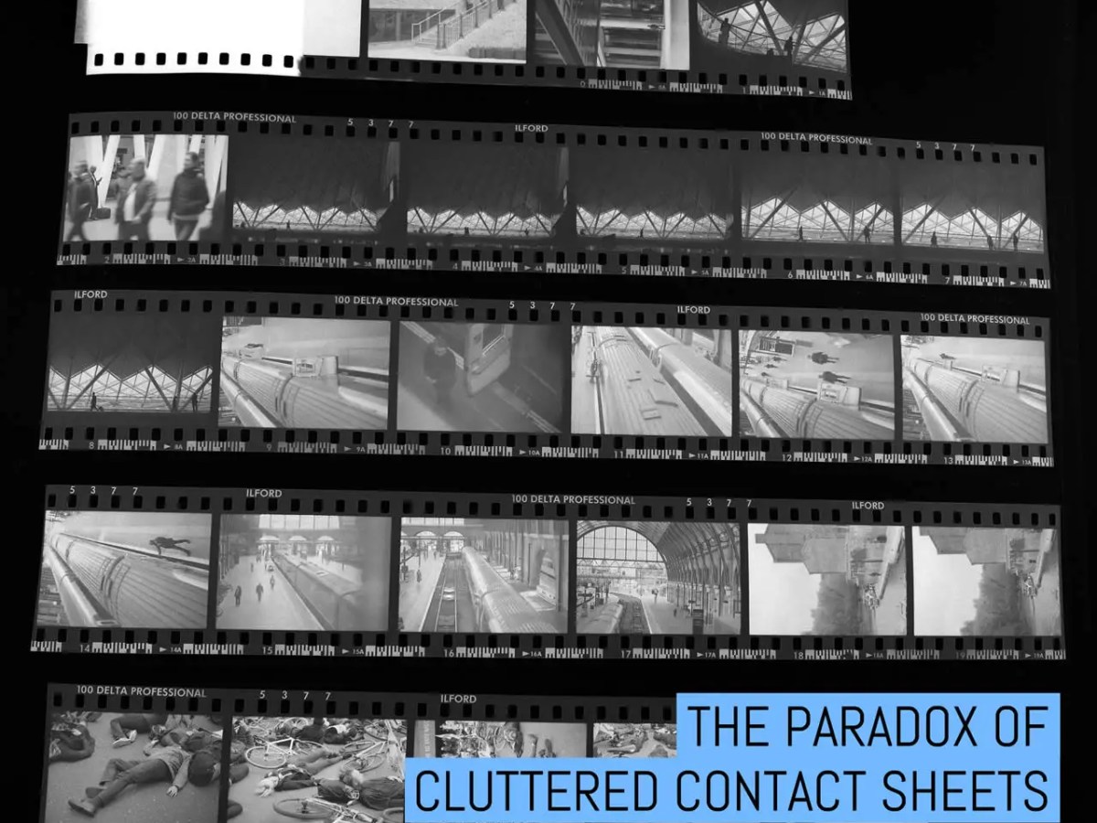 The Paradox of cluttered contact sheets - by Simon King