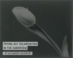 Trying out solarisation in the darkroom
