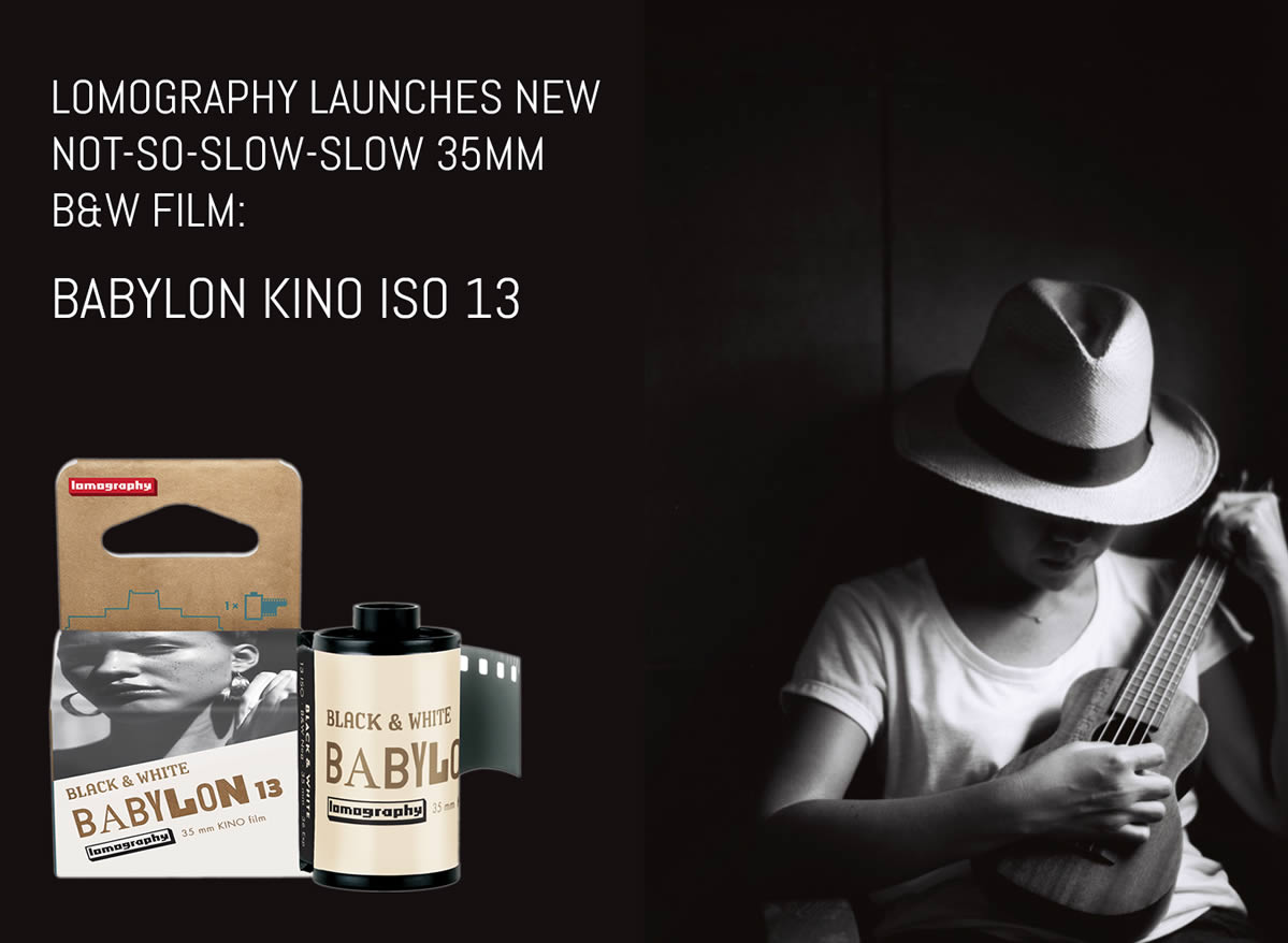 Lomography launches new not-so-slow-slow 35mm B&W film: Babylon Kino ISO 13