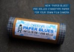 New Paper Blues - Pre-rolled cyanotype paper for your 35mm film camera