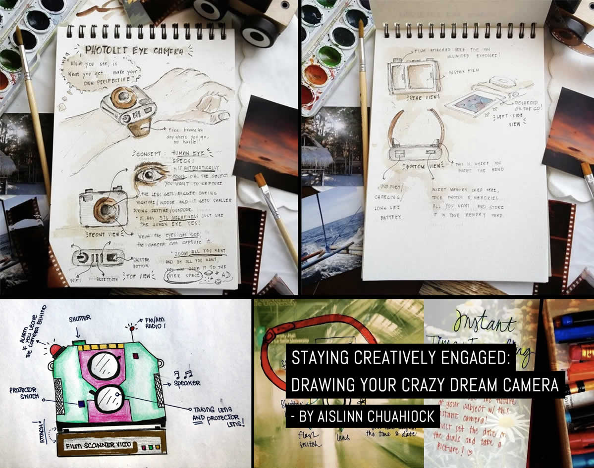 Staying creatively engaged: Drawing your crazy dream camera