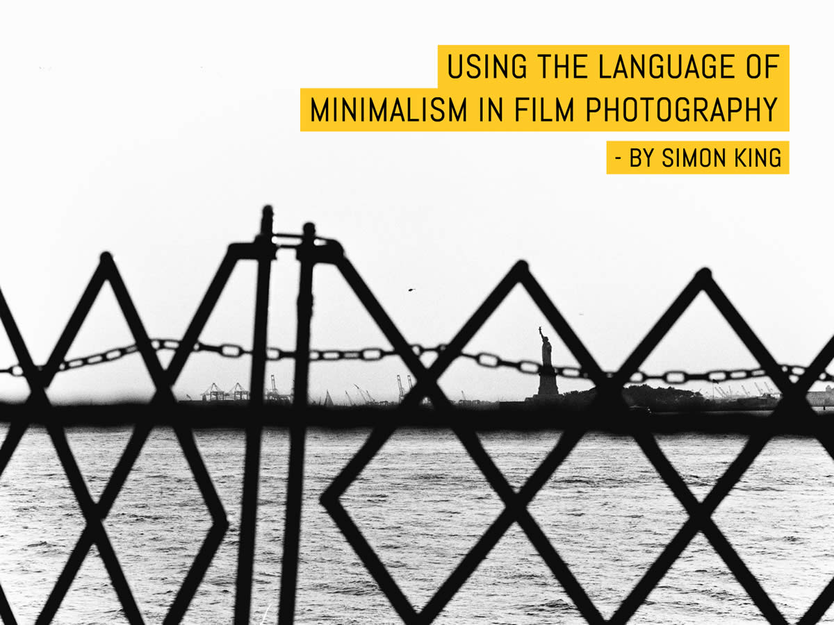 Using the language of minimalism in film photography