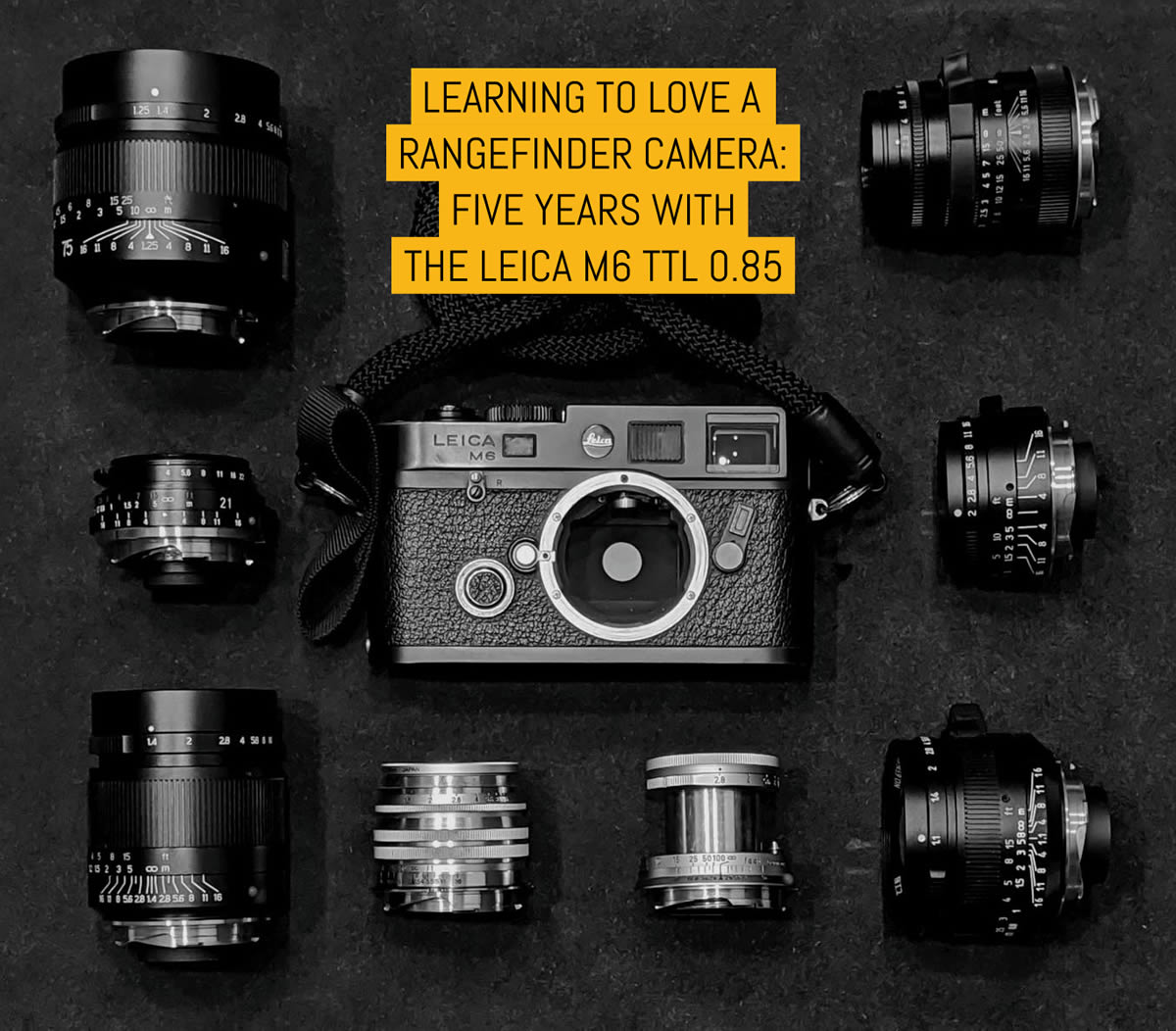 Leica M6 35mm Rangefinder Film Camera Body Only for sale online