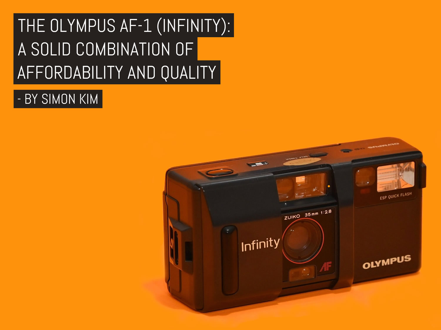 The Olympus AF-1 (Infinity): A solid combination of affordability and quality