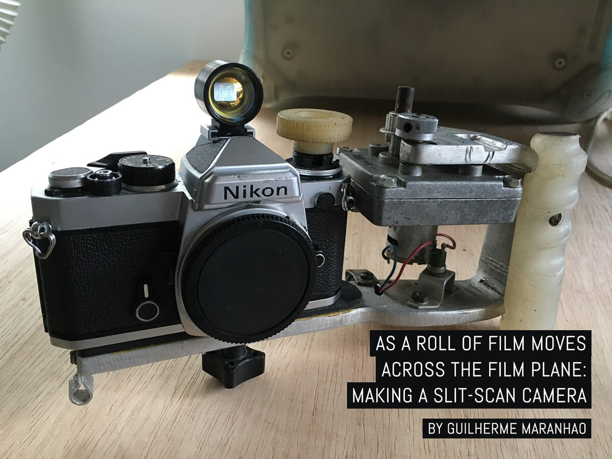 As a roll of film moves across the film plane: making a slit-scan camera