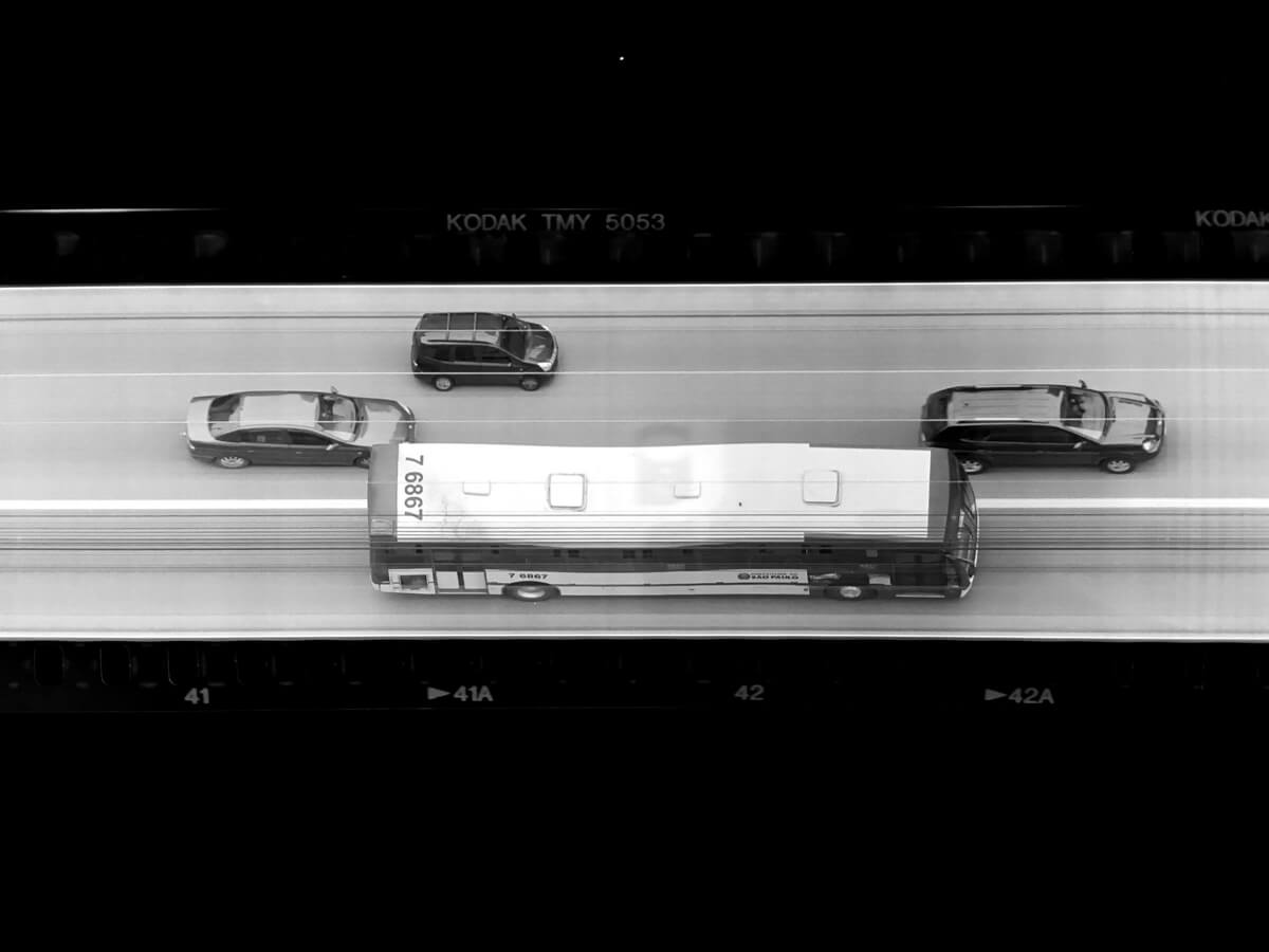 As a roll of film moves across the film plane: making a slit-scan ...