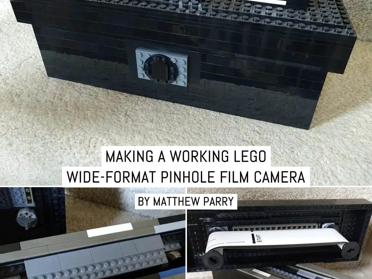Making a working LEGO wide-format pinhole film camera