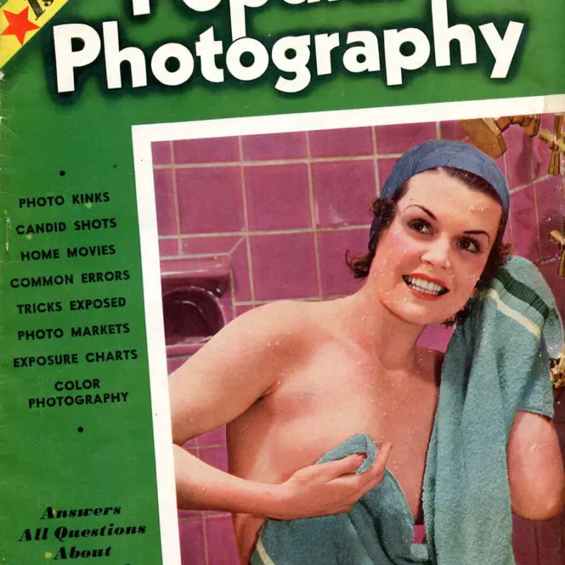 Popular Photo Issue 1, May 1937: Cover photo