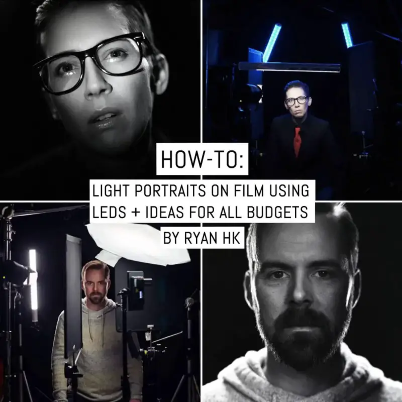 HOW-TO: LIGHT PORTRAITS ON FILM USING LEDS + IDEAS FOR ALL BUDGETS