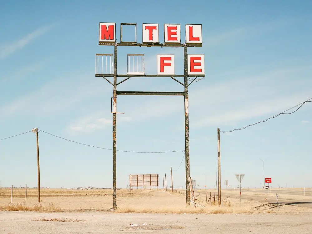 Kyle McDougall - A derelict motel sign