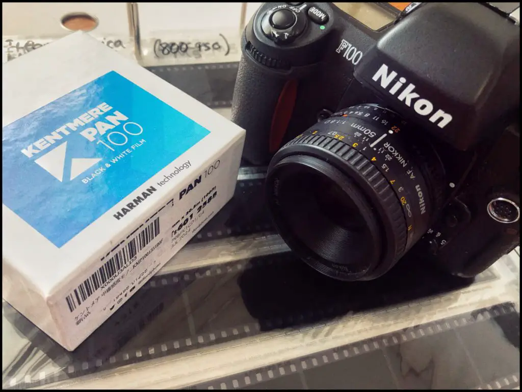 Nikon F100, Nikkor 50mm f-1.8 AF-D and Kentmere Pan 100 film