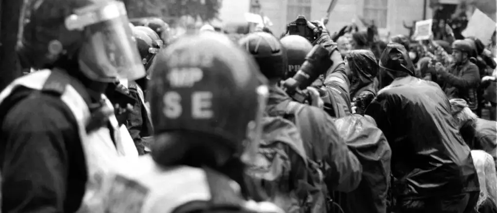 Working the Scene from Four Different Perspectives: Protest Photography - by New Exit Photography Group