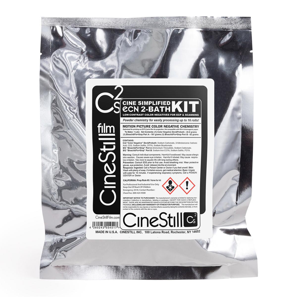 Cs2 Cine Simplified - ECN-2 Bath Kit
