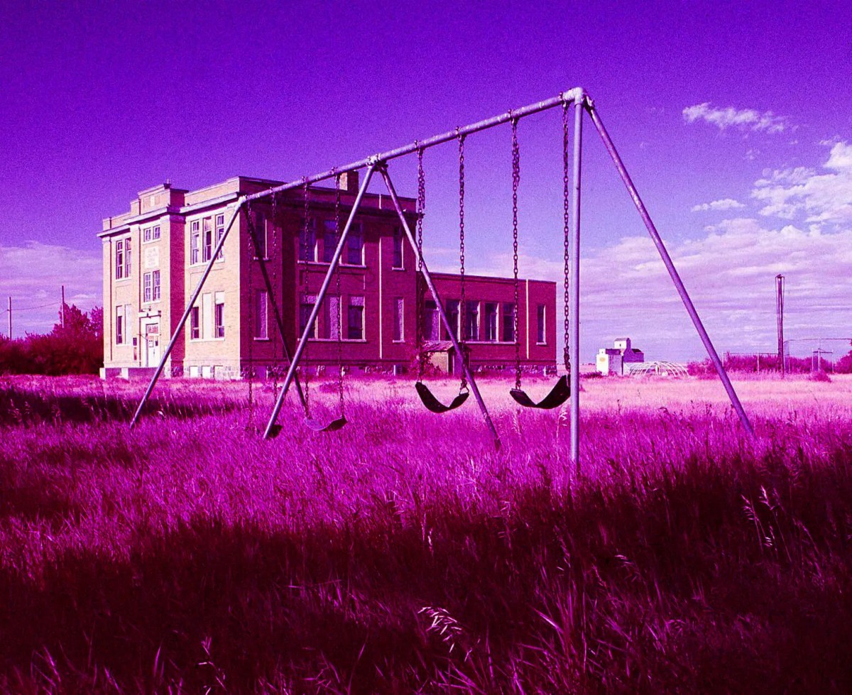 5 Frames... Of the Saskatchewan prairies on Kodak AEROCHROME III Infrared Film 1443 (120 Format - EI 400 - Mamiya C330 Professional S) - by Bob St-Cyr