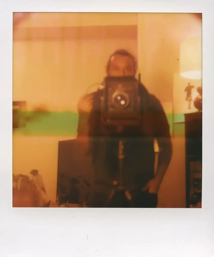 5 Frames... Of Polaroid Originals on an old Burke & James Orbit 4x5 camera - by Nathan Acevedo