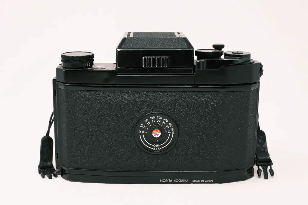 Norita 66 camera with waist level finder - Rear