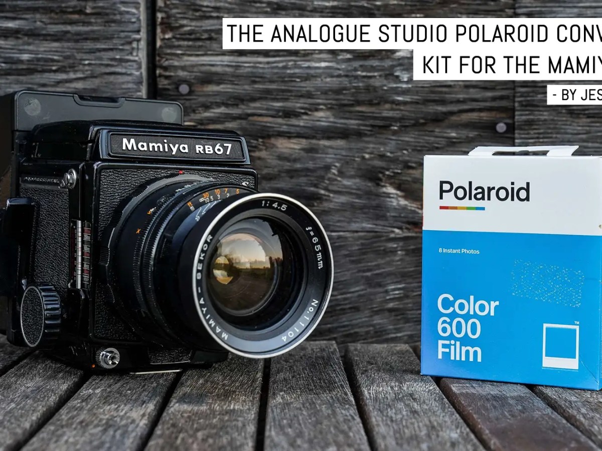 The Analogue Studio Polaroid conversion kit for the Mamiya RB67