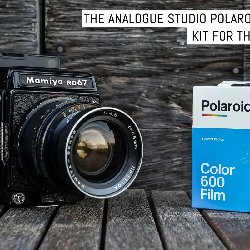 The Analogue Studio Polaroid conversion kit for the Mamiya RB67