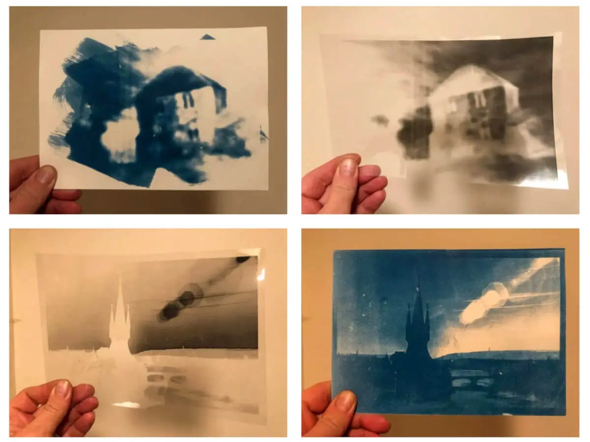 Five Frames... Of acetate negative cyanotypes, with a ‘How-To’ so you can as well