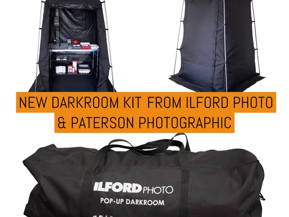 Grab yourself a pop-up darkroom + a darkroom starter kit