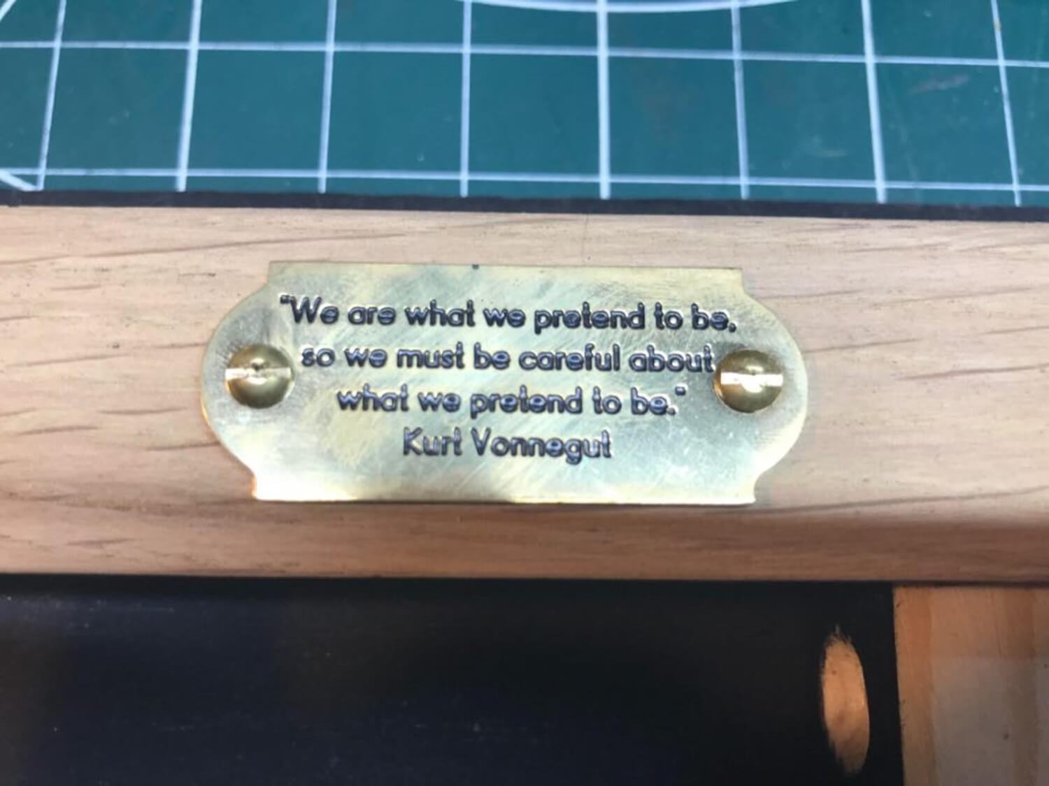 A favourite Kurt Vonnegut quote