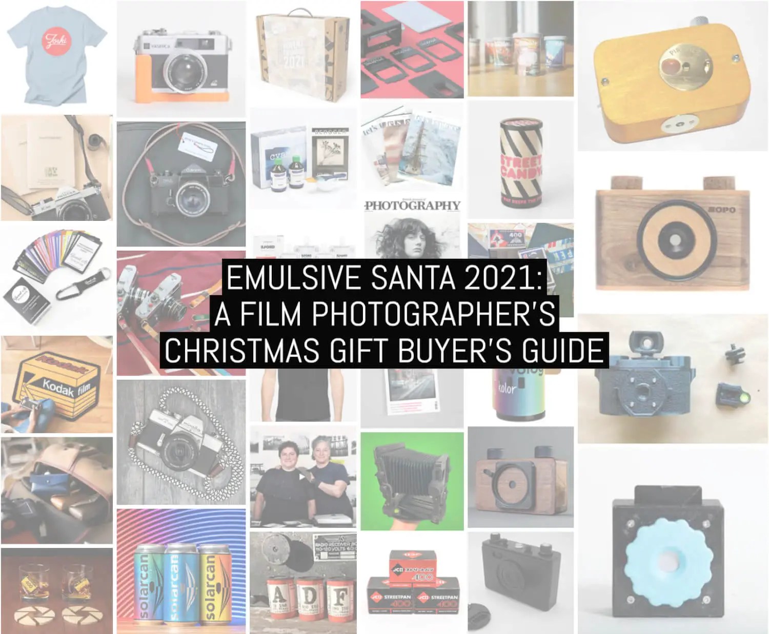 EMULSIVE Santa 2021: A film photographer’s Christmas gift buyer’s guide + 3 days left to register